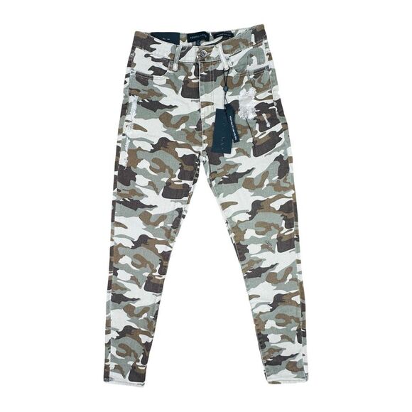 Kendall + Kylie The Sultry Ultra High Camo Skinny Jeans - Size 27 - Picture 4 of 6